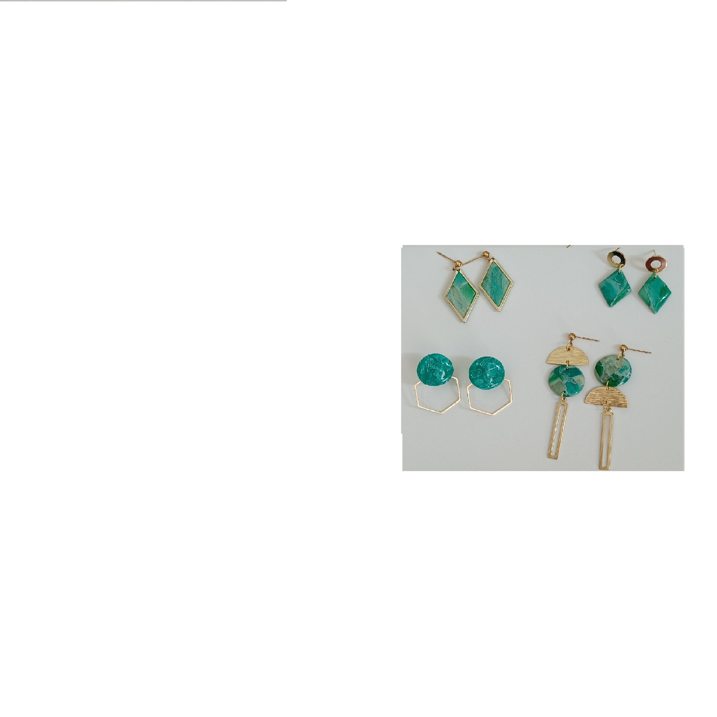 Pendientes de arcilla polimérica