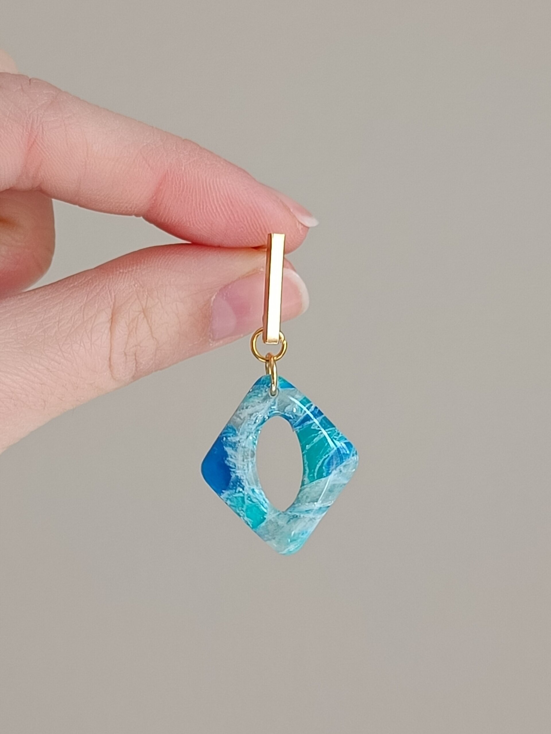 Rombo piedra azul (varios colores) - 3