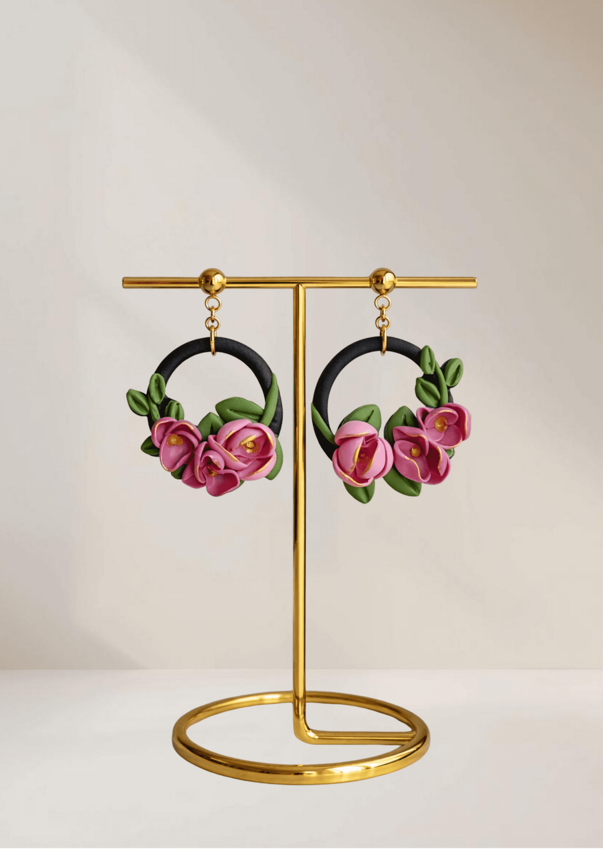 Aro flores relieve - 1