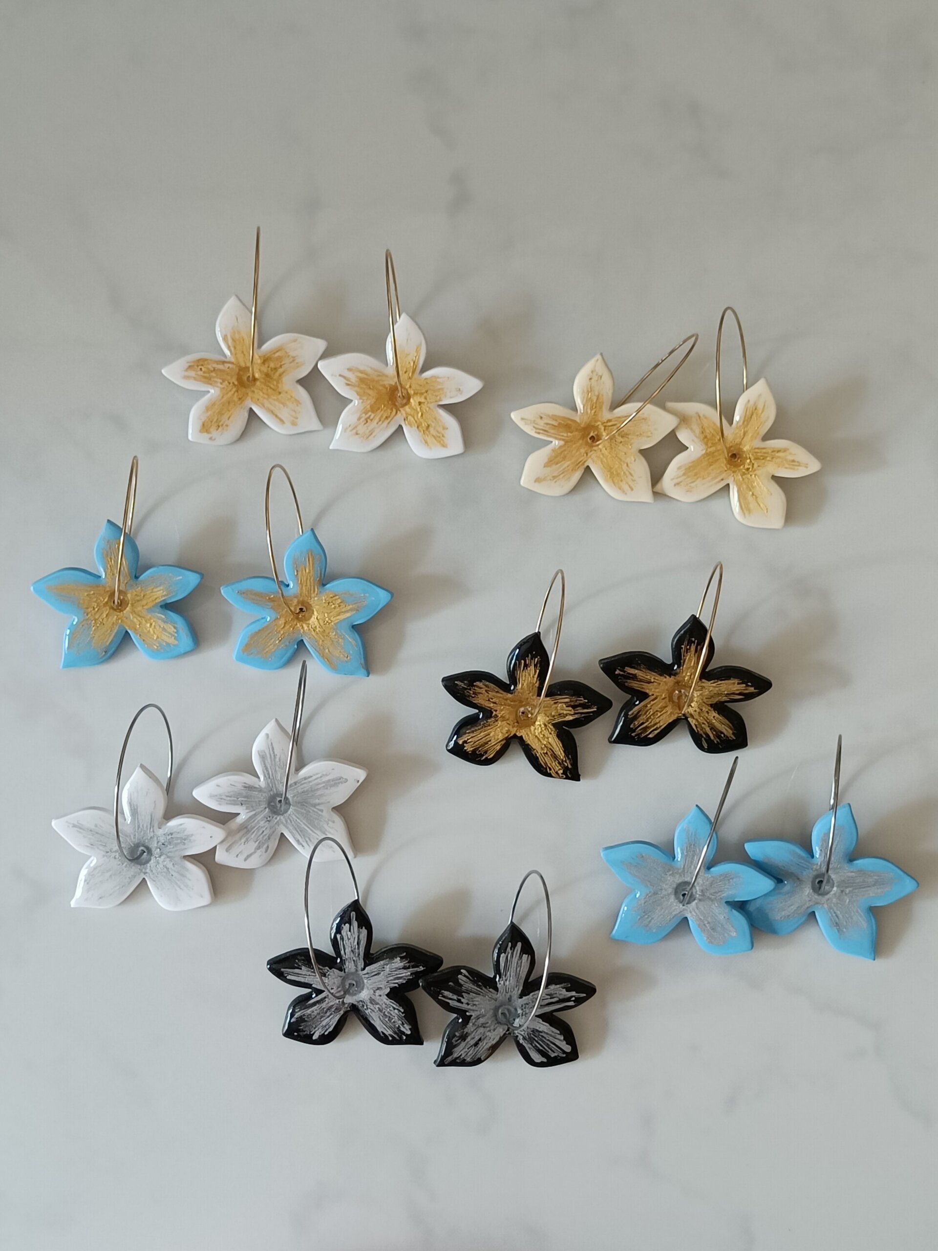 Aro flor irregular (varios colores) - 1