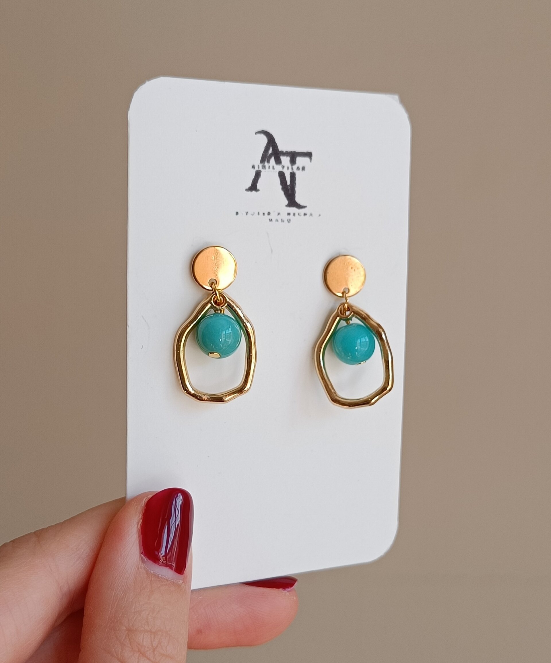 Pendientes de cuentas (varios colores) - 5