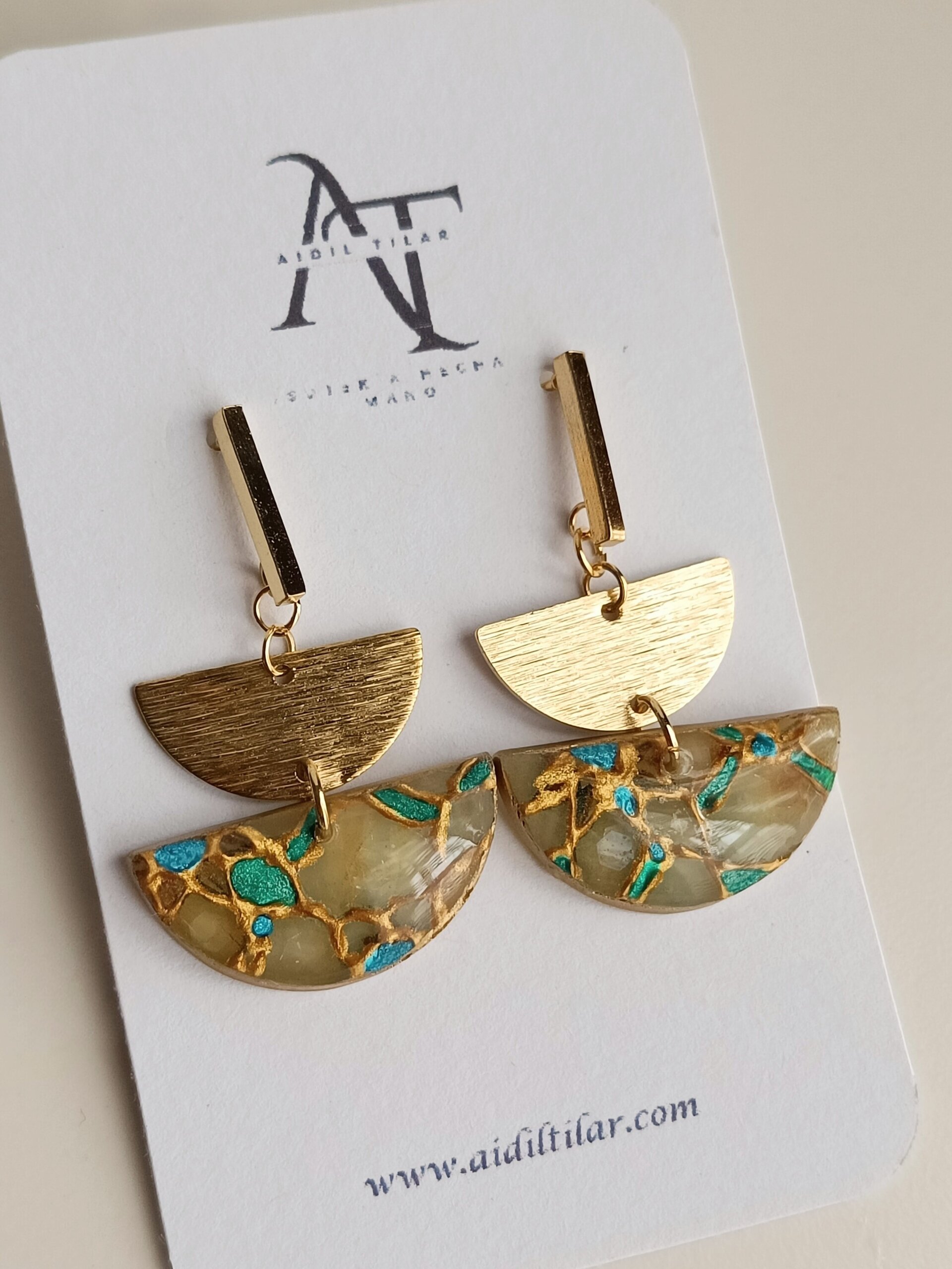 Pendientes semicículo vidriera (varios modelos) - 3