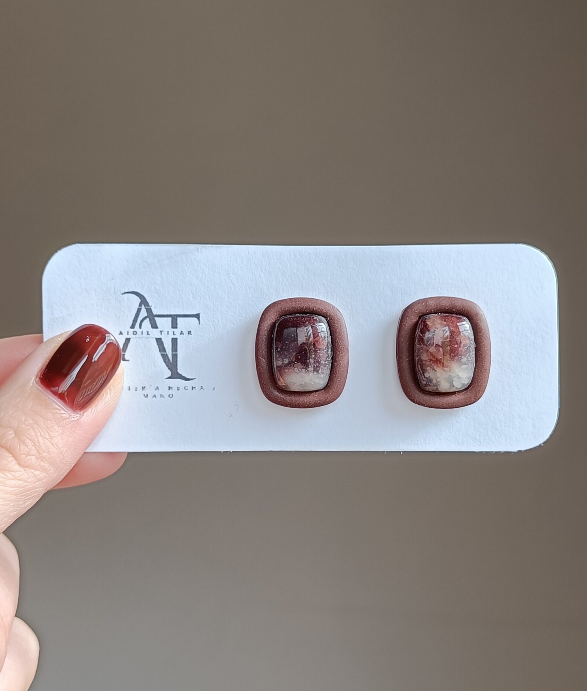 Rectángulo con piedra (varios colores) - 8